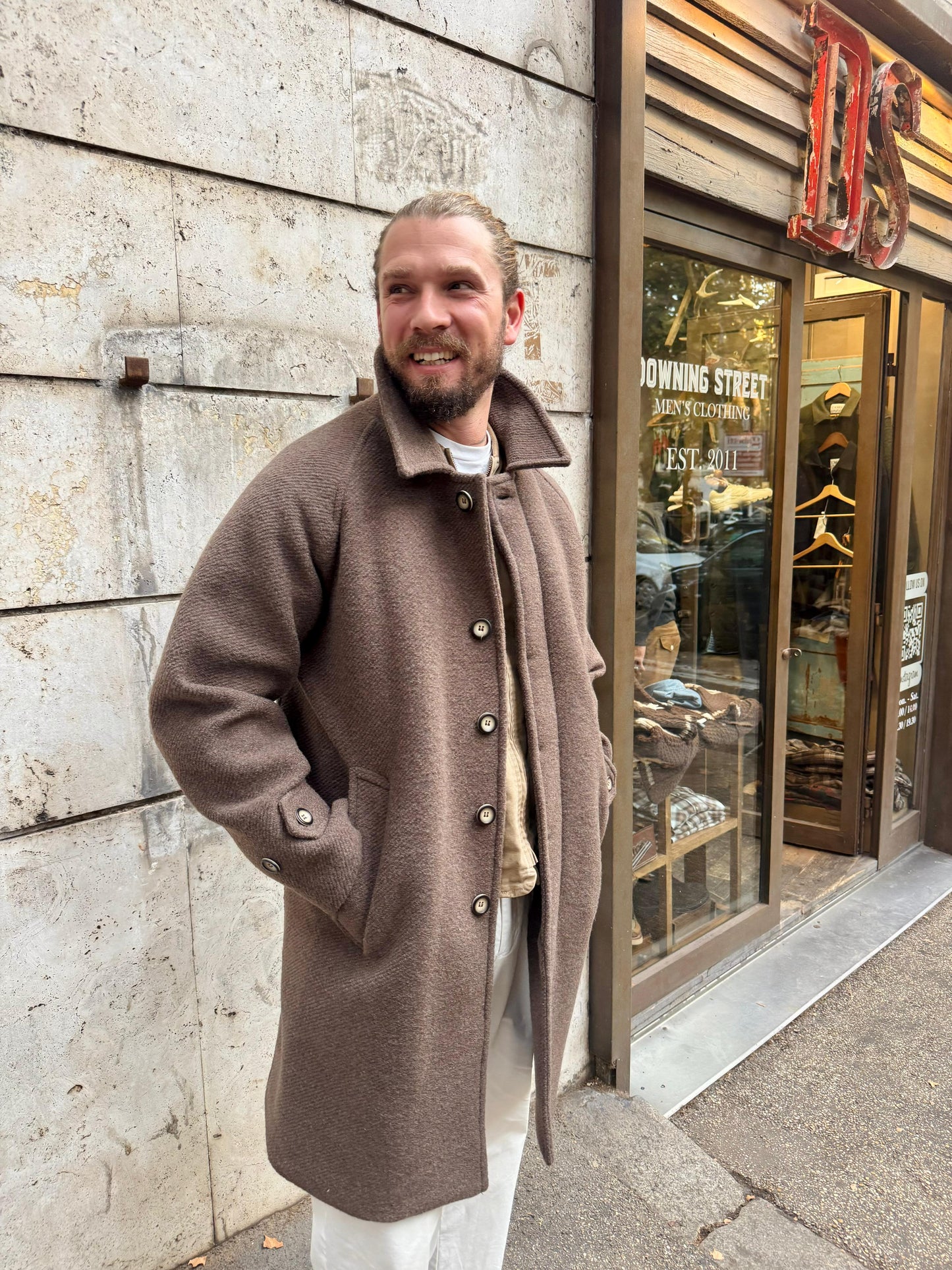 Cappotto Chancellor lana e viscosa