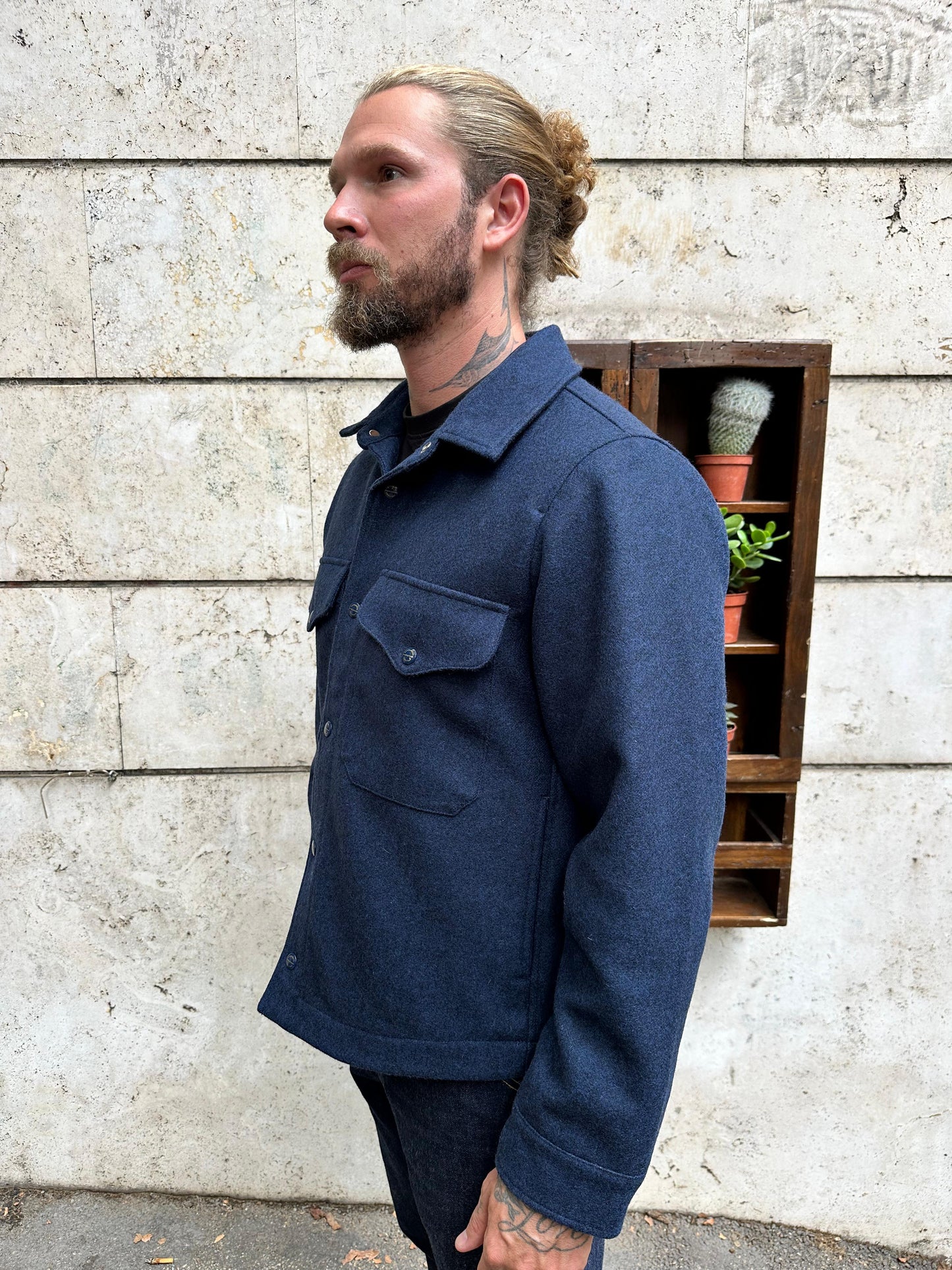 Wool heavy shirt