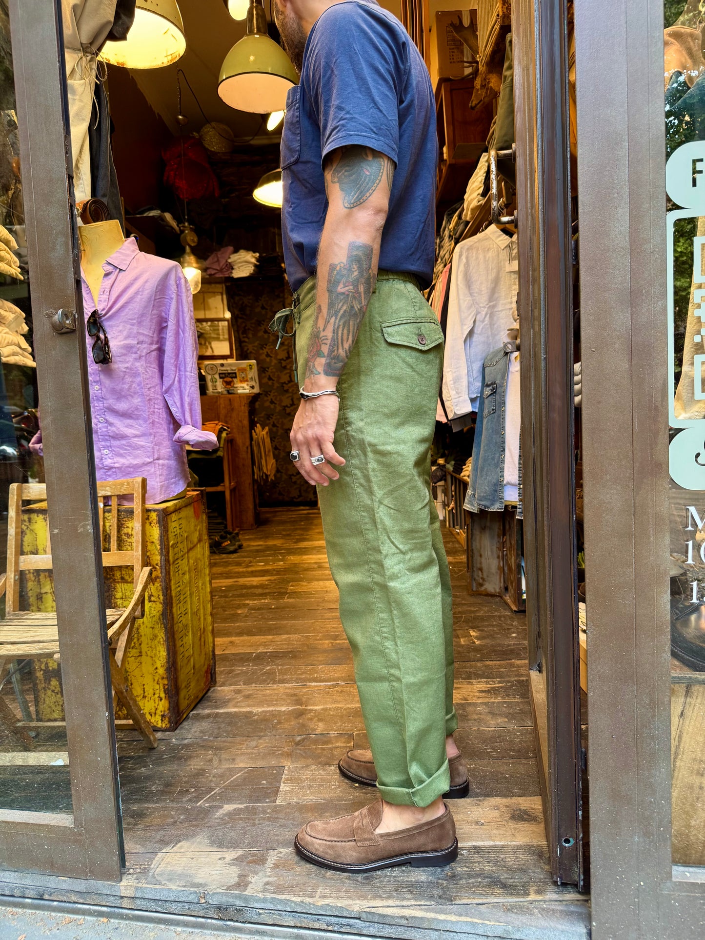 Pantalaccio in lino