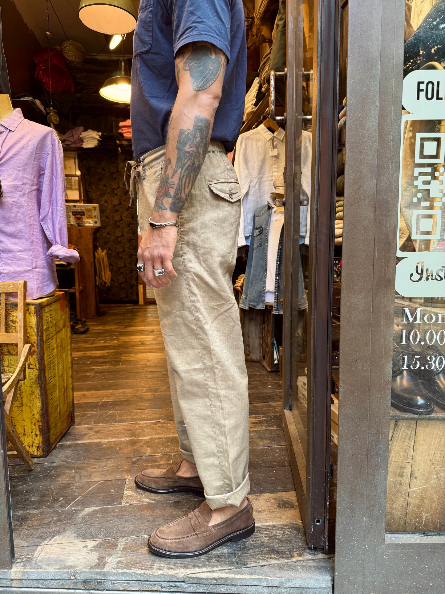 Pantalaccio in lino