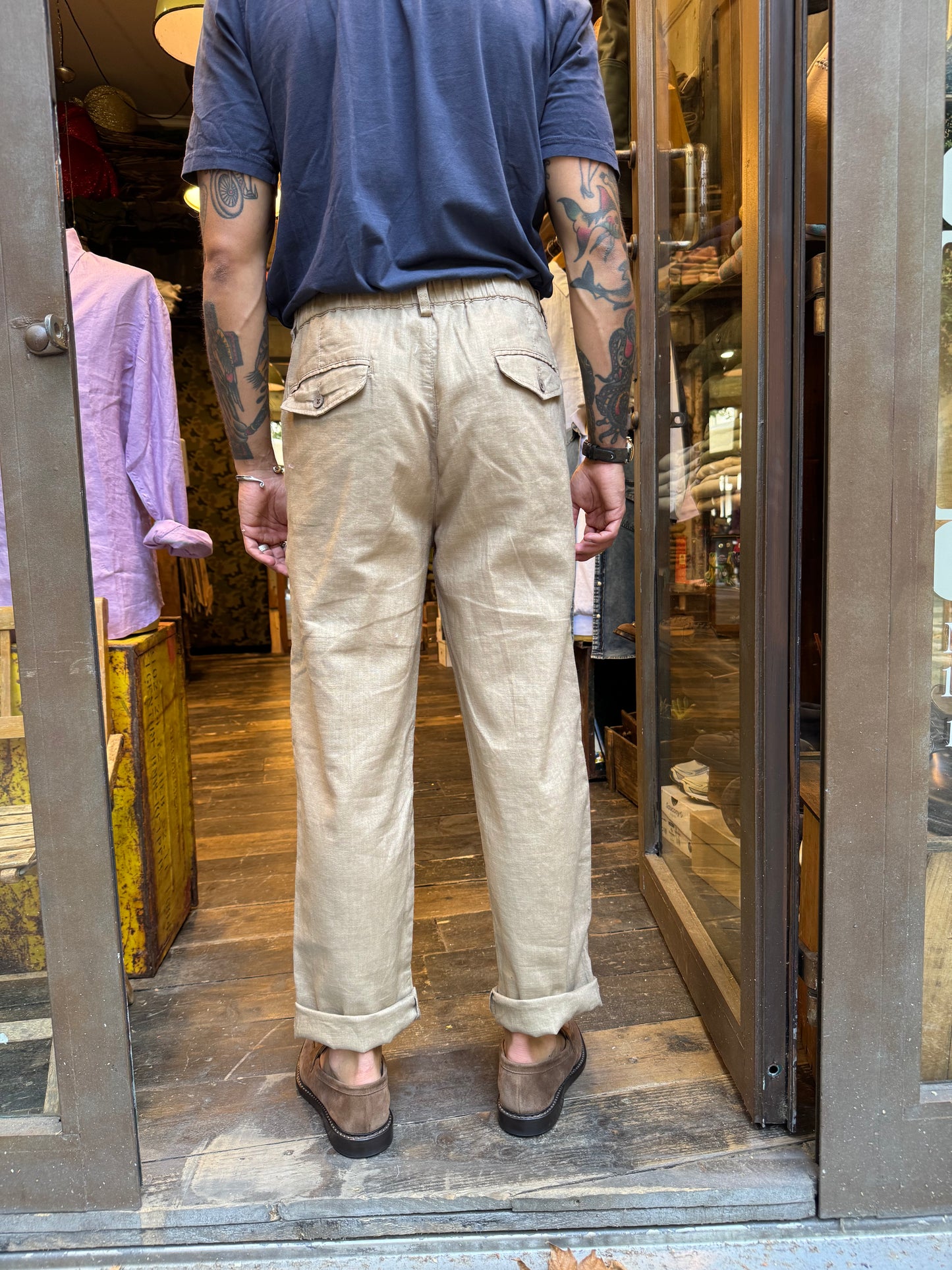 Pantalaccio in lino