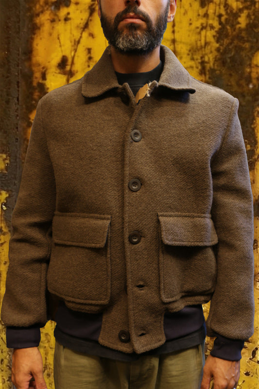 Giacca lana bomber