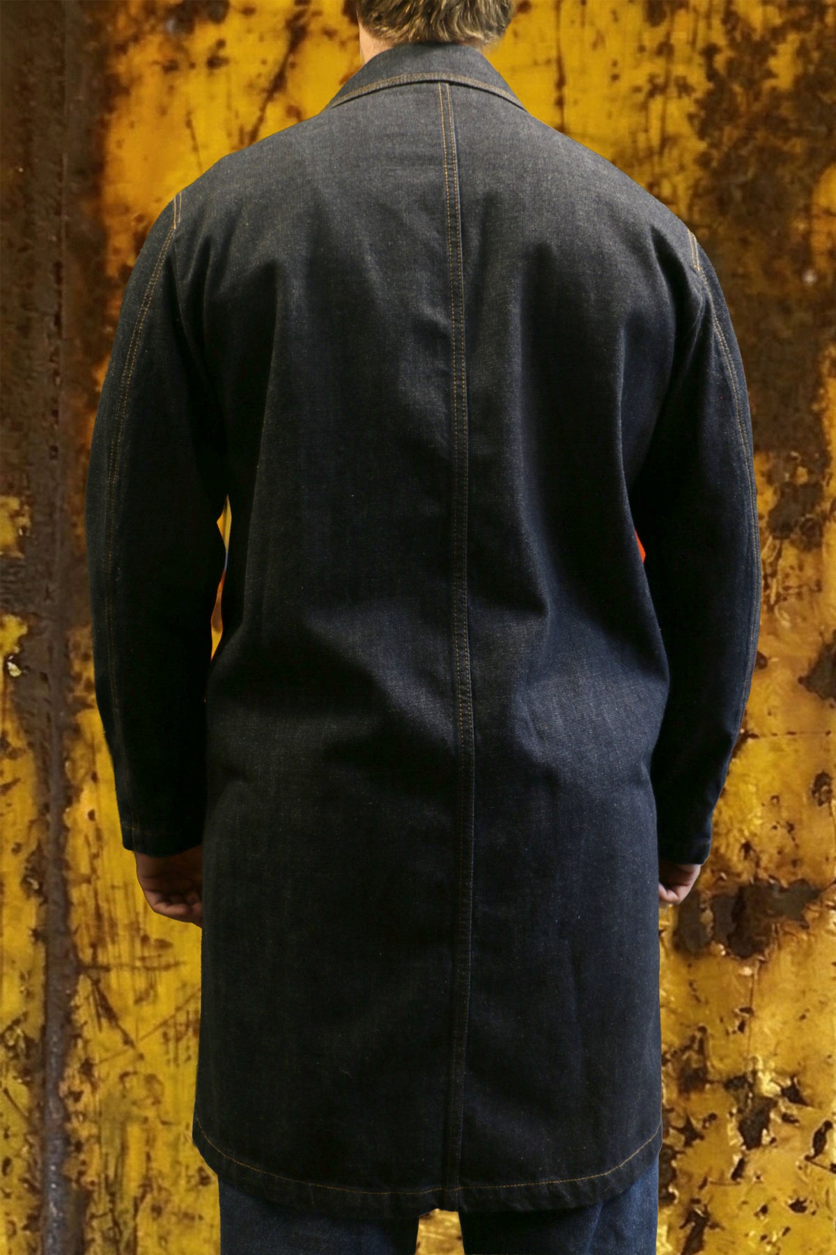 Trench explorer denim coat