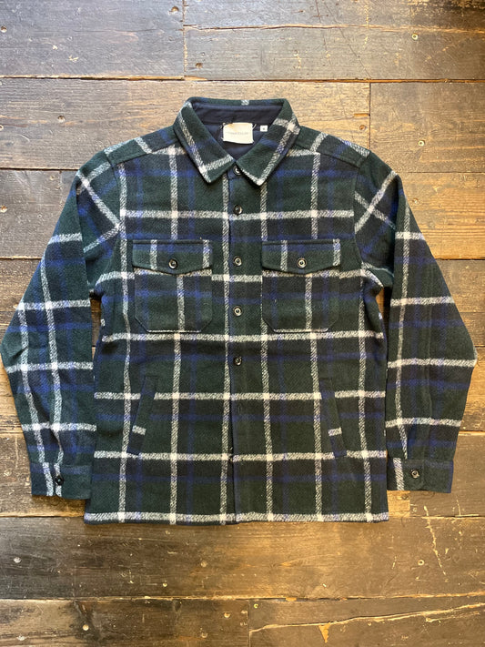 Overshirt lana quadri Chancellor