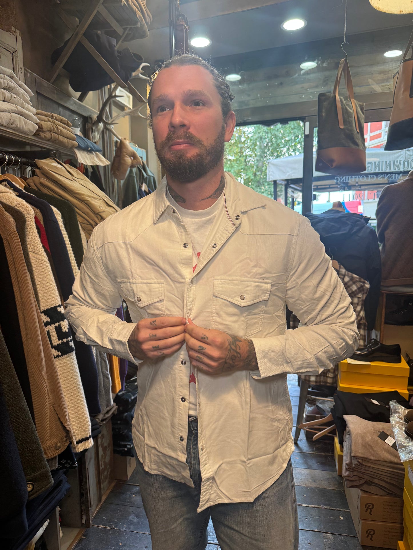 Western shirt velluto Chancellor