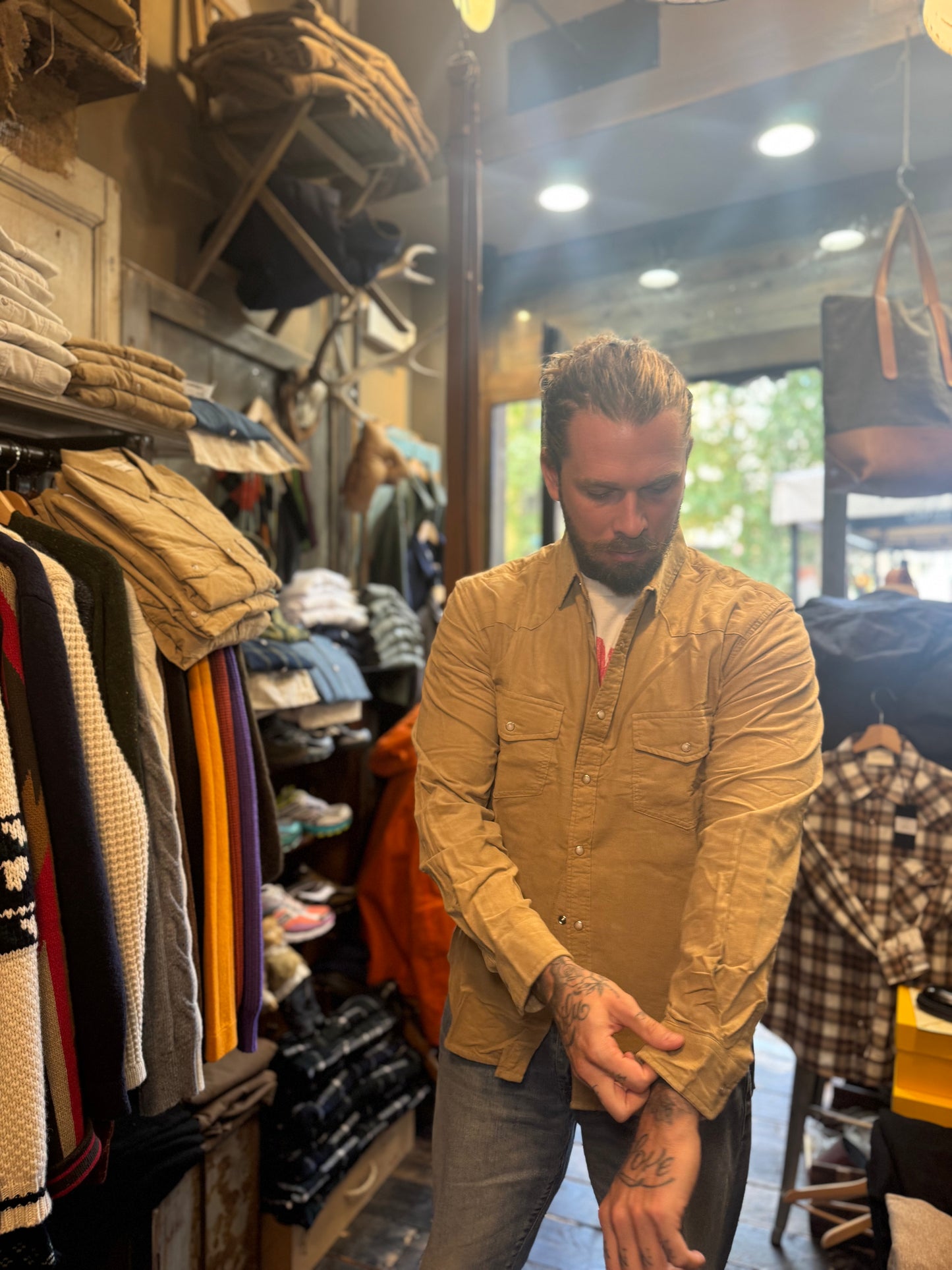 Western shirt velluto Chancellor