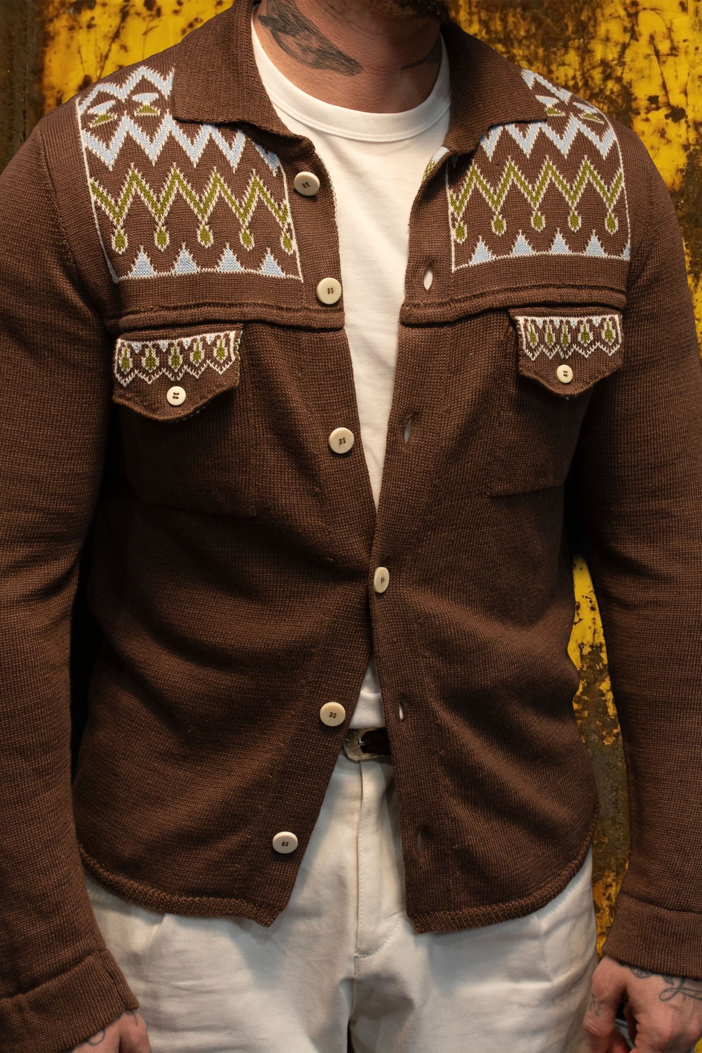 Camicia in canapa Coleman