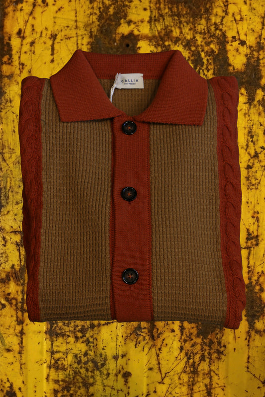 Gallia cardigan maglione ricamata