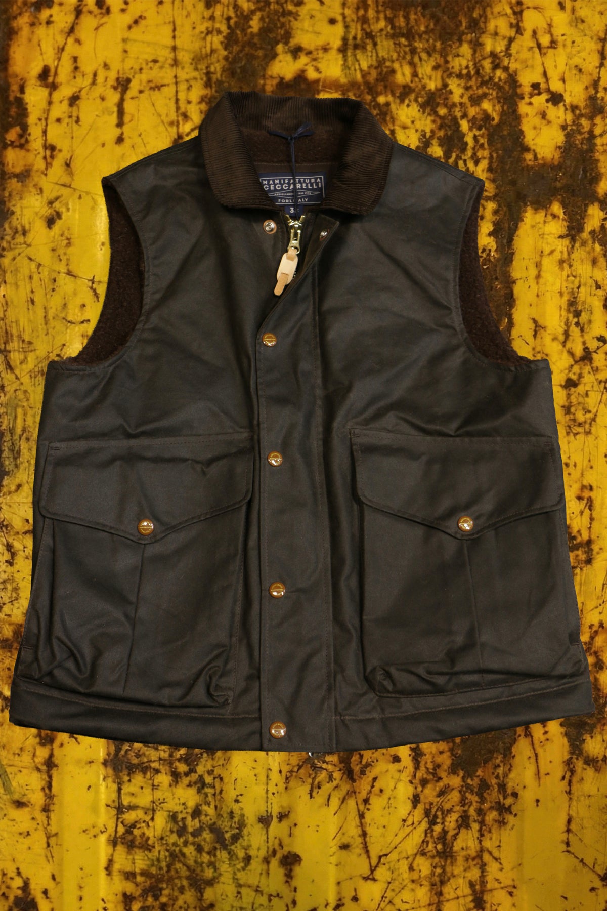 Lined Alligator Vest Manifattura Ceccarelli