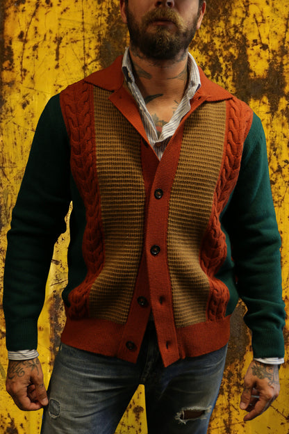 Gallia cardigan maglione ricamata