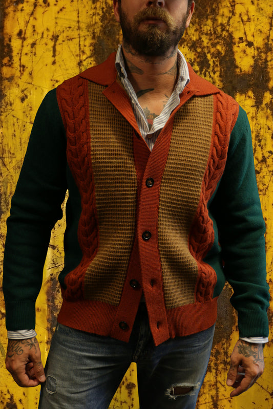 Gallia cardigan maglione ricamata