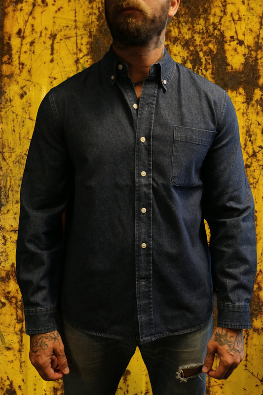 Sebago camicia denim Mercer