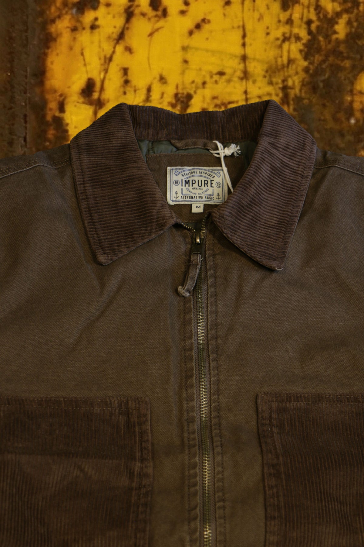 Impure giacca tasche velluto