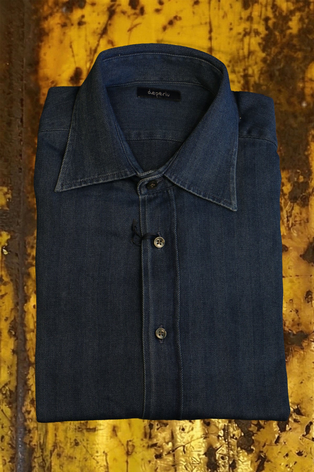 Deperlu denim righe