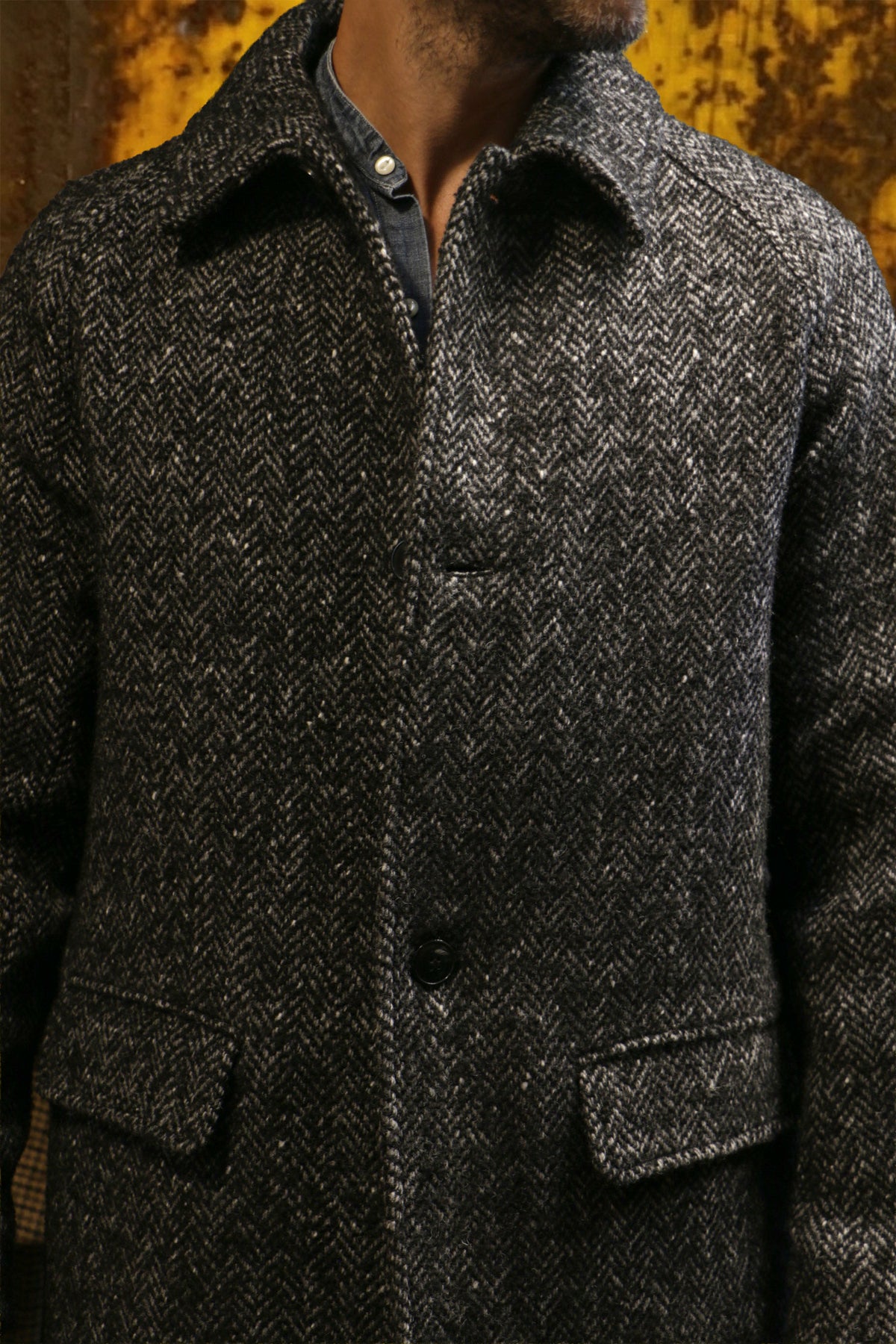 Sebago cappotto bingham mohair unisex