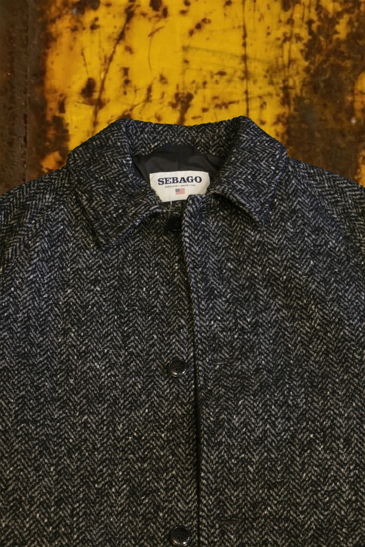 Sebago cappotto bingham mohair unisex