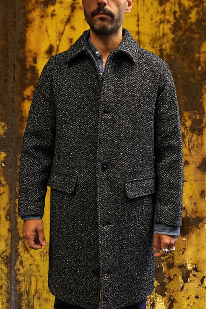 Sebago cappotto bingham mohair unisex
