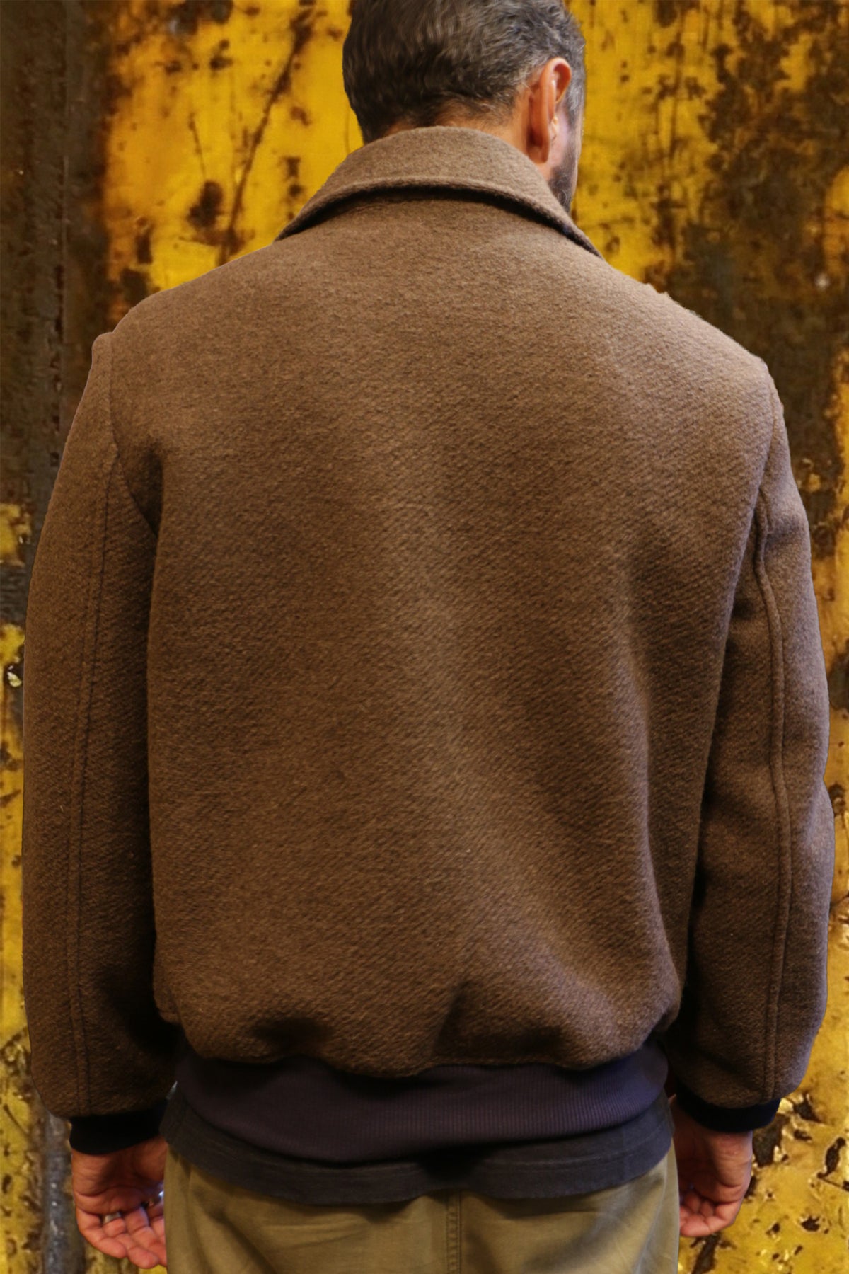 Giacca lana bomber