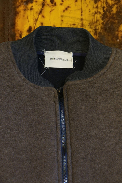 Giacca crewneck lana