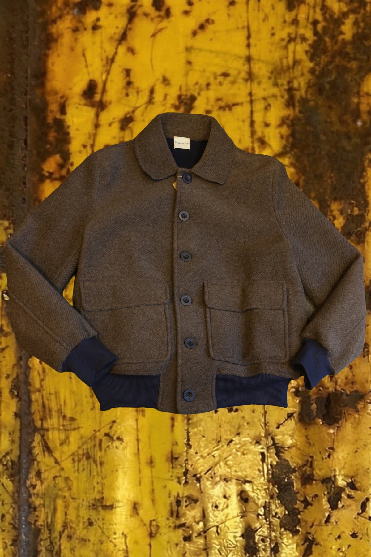 Giacca lana bomber