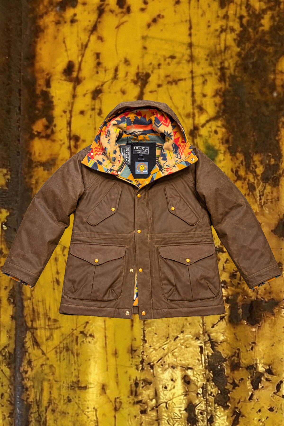 Manifattura ceccarelli fisherman parka X sugar kane