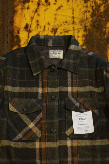 Impure giacca camicia  flanella