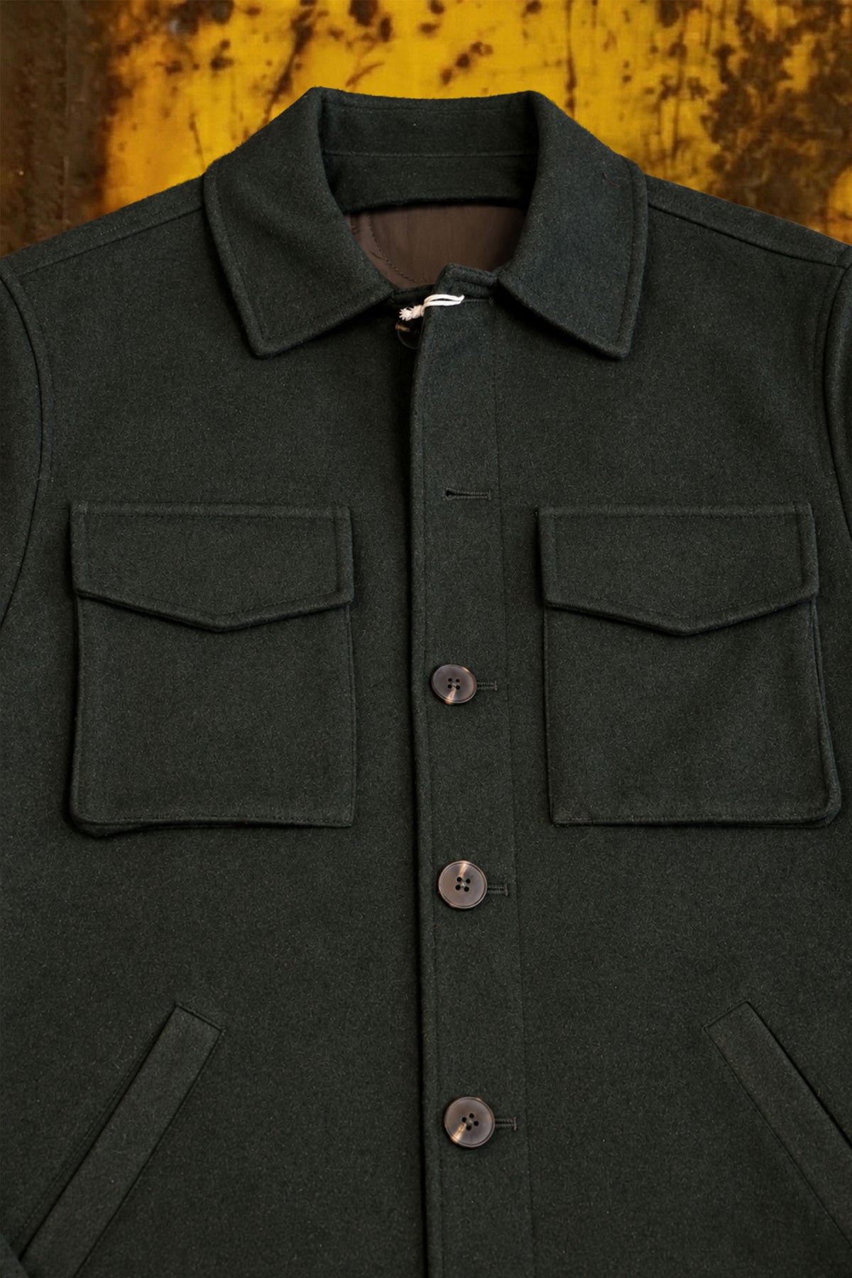Impure giacca camicia lana
