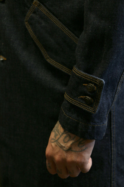 Trench explorer denim coat