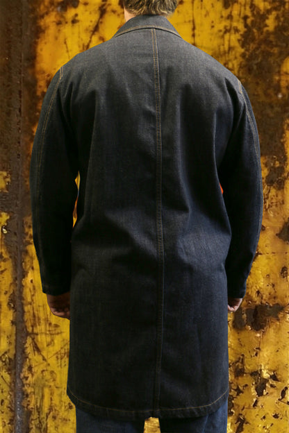 Trench explorer denim coat
