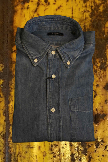 Camicia denim con tasca