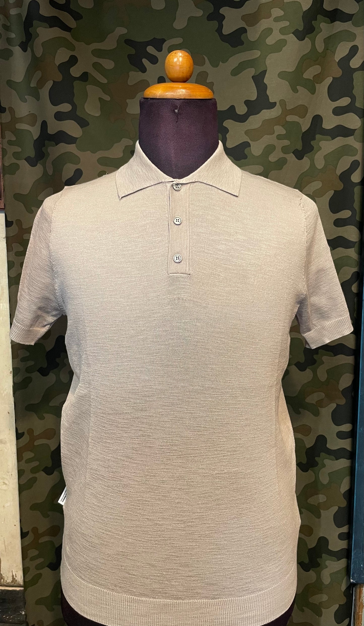 Polo in Lino e Viscosa